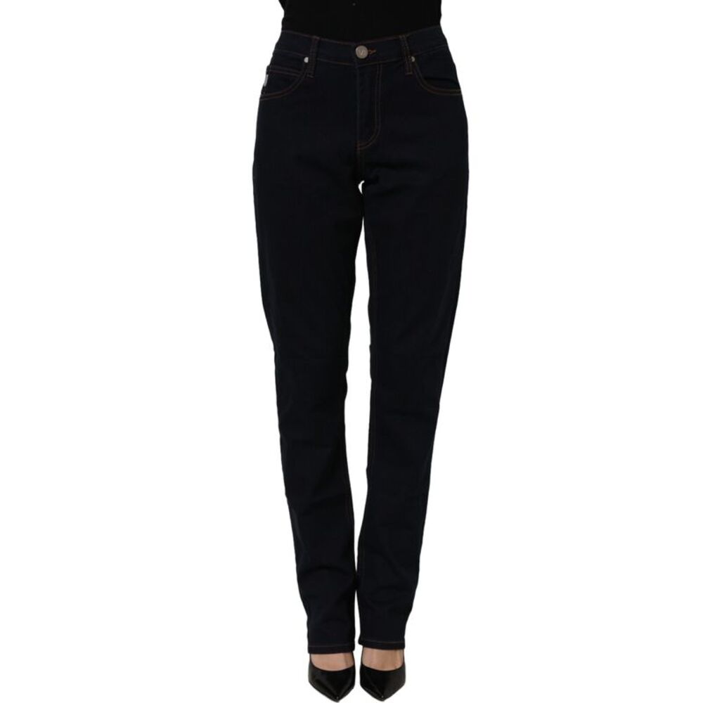 Versace Jeans Couture Blue High Waist Skinny Denim Trouser Women's Jeans